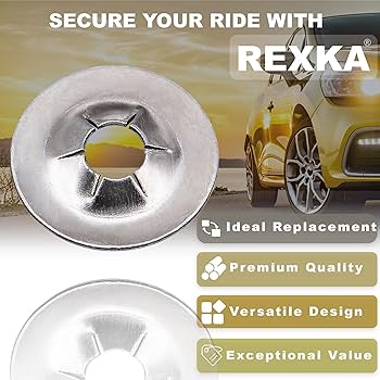 Amazon.co.jp: Rexka エンブレムリテーナークリップ 25個